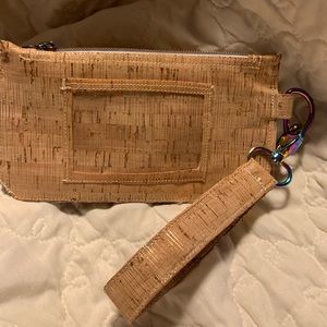PursePal Wristlet made with Cork